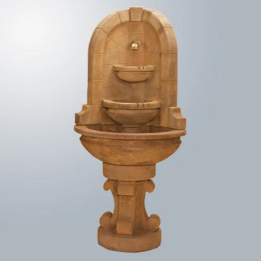 Giannini Garden Montefalco Corner Fountain For Bronze Spout